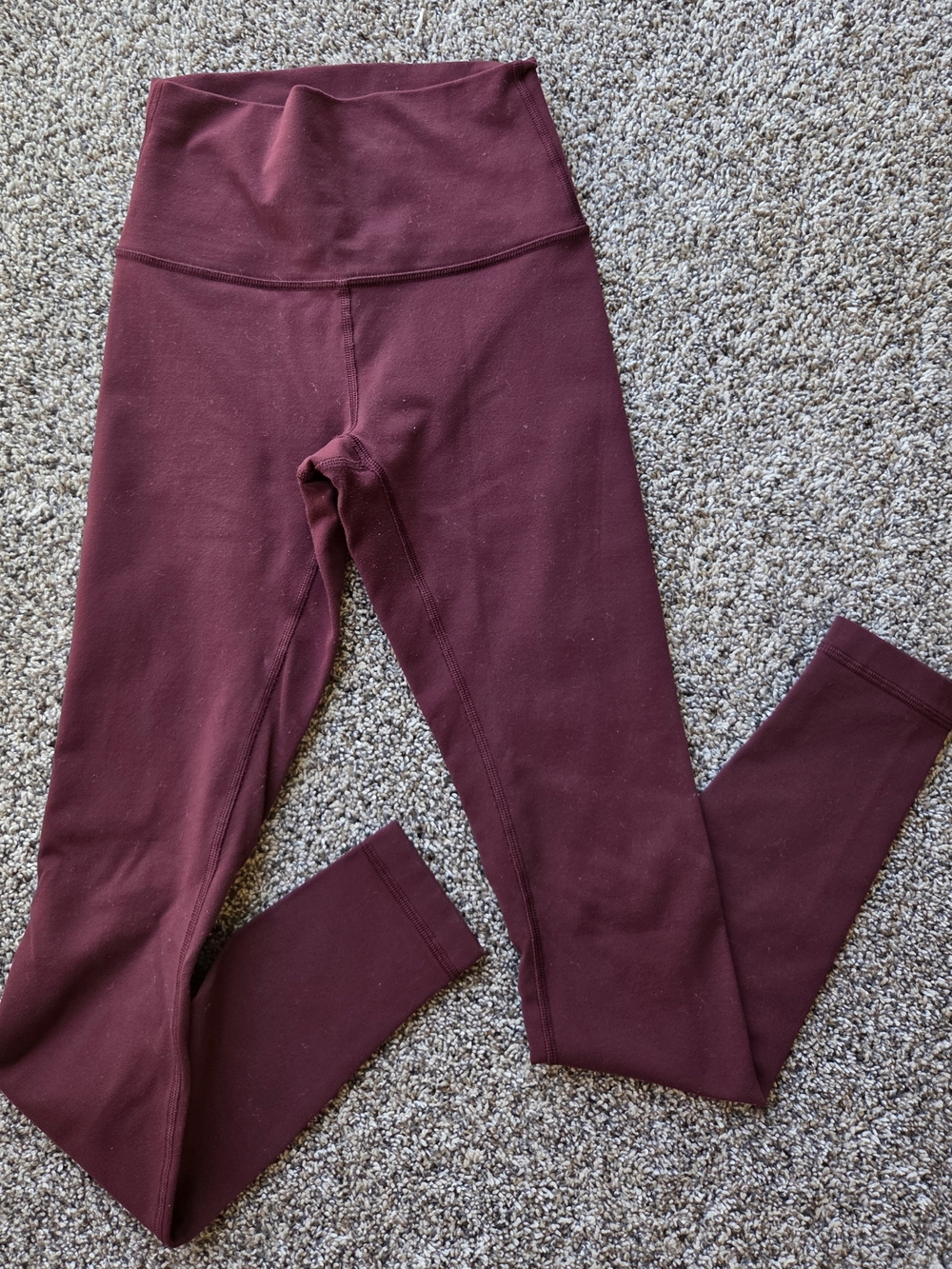 lululemon athletica High-Rise Burgundy Leggings